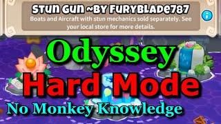 BTD6 Odyssey - Hard Mode - No Monkey Knowledge - Tutorial / Guide (Stun Gun)