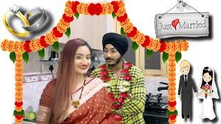 Just Married ️ || Living Like Married Couple For 24hrs  || Prabh & Rashi