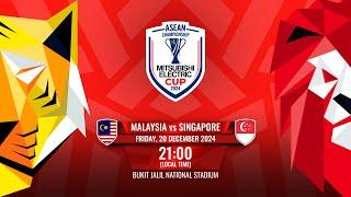 LIVE | Malaysia vs Singapore | #MitsubishiElectricCup 2024 Group Stage