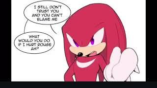 Knuckles doesn't trust Shadow! (Sonic Comic Dub)