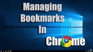 How to Manage Bookmarks in Google Chrome