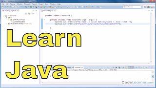 11 - Learn Java - Insert New Lines and Tabs into Screen Output