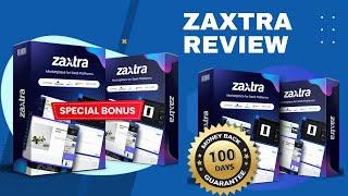 Zaxtra Review : All-In-One Digital Marketplace Builder | Best Software for Online Entrepreneurs