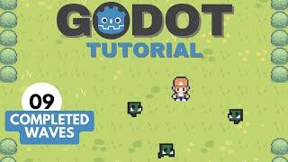 Top Down Survival Shooter In Godot | Part 9 - Completed Waves