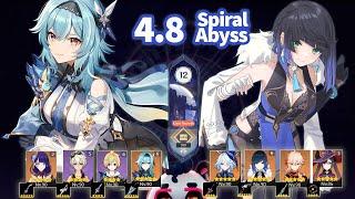 Spiral Abyss 4.8 - Eula C6 & Yelan C6 -   Genshin Impact