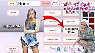 BLACKPINK ROSE CHARACTER | Sakura School Simulator | Gweyc Gaming