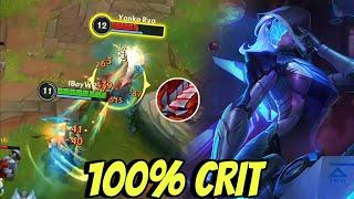 WILD RIFT ADC // THIS SEASON ASHE IS TOO GOOD WITH 100% CRIT BUILD IN PATCH 5.2D GAMEPLAY!