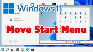 Windows 11 Tutorials || Move Start menu to Left