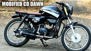 Hero  CD DAWN  Modified Into CafeRacer By  Himanshu Thakare | MotoMahal | Best Modified CD DAWN