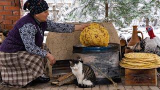 Baking Lavash Bread on the Stone Grill