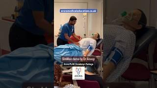 SimMan PLAB 2 Demo at Arora Academy+… #simman #plab #plab2academy