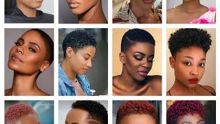 BEAUTIFUL NATURAL SHORTCUT HAIRSTYLES FOR BLACK WOMEN