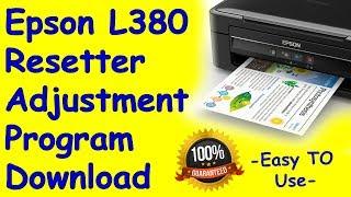 Epson L380 Reset | How To Reset Epson L380