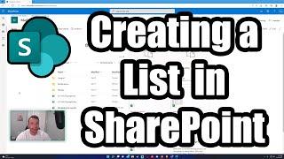 How to Create a List in SharePoint | Microsoft SharePoint | 2022 Tutorial