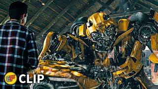 Bumblebee & Sam - Garage Scene | Transformers Revenge of the Fallen (2009) Movie Clip HD 4K