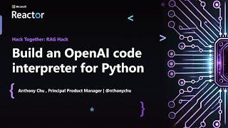 Build an OpenAI code interpreter for Python