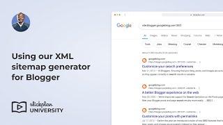 Sitemap generator for Blogger: Generate an XML sitemap in 3 steps