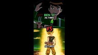 Ben 10 (All Forms) VS Goku (All Forms) #ben10 #dragonball #anime #cartoonnetwork #thepoisonprince