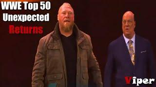 WWE Top 50 Unexpected Returns That Stunned The Fans