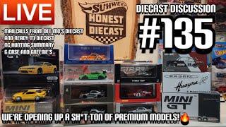 LIVE: DIECAST DISCUSSION #135 - OPENING NEW PREMIUM DIECAST / HUNTING IN NC / FINDS / MAILCALLS