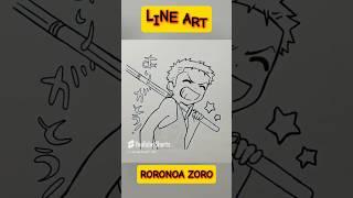 Drawing Roronoa zoro #roronoazoro #onepiece #fanart #zoro