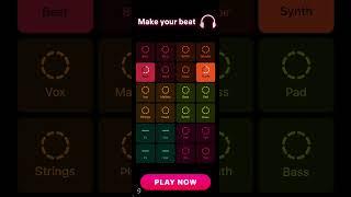 Groovepad - music & beat maker ad & demo play (iOS Android)