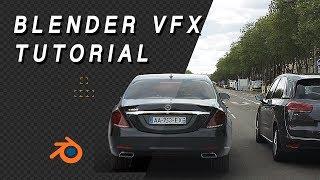 Blender VFX tutorial / How to add a realistic CG Car in your footage / EASY