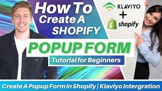 Shopify Popup Tutorial for Beginners | Create a FREE Popup Form in Shopify (Klaviyo Tutorial)