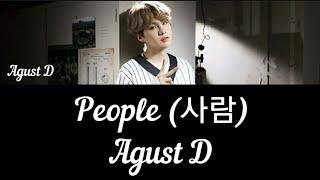 [RUS SAB] [Рус. саб] People (사람) — Agust D / • ТЕКСТ • ПЕРЕВОД • КИРИЛЛИЗАЦИЯ •