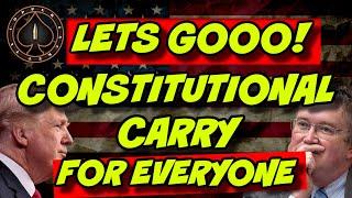 Finally Constitutional Carry For Everyone In All 50 States