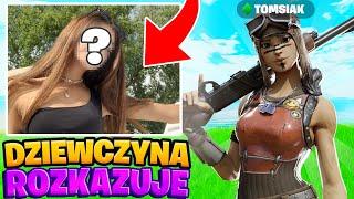 10-LATKA ROZKAZUJE MI w Fortnite PRZEZ 24H! *zwyzywała mnie!*