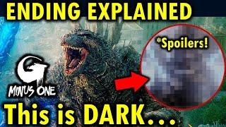 GODZILLA Minus One: Ending BREAKDOWN with spoilers! Darkest ending ever... Godzilla -1.0