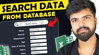 How to Search Data from Database in Excel - Find Data Fast and Easy!