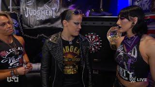 Shayna Baszler, Zoey Stark And Rhea Ripley Backstage Segment - Wwe Raw 11/20/23