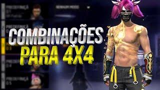 SKINS PARA 4X4 • MELHORES COMBINAÇÕES DE ROUPAS NO FREE FIRE