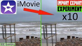 Compress Video in iMovie on iOS Compression Experiment does Video Quality Degrade