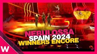  Nebulossa - Zorra | Benidorm Fest 2024 Winners encore | Eurovision Spain