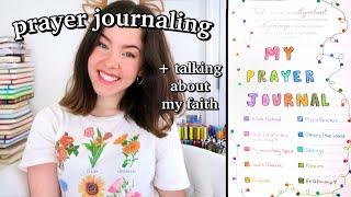 setting up my PRAYER JOURNAL + sharing about my faith