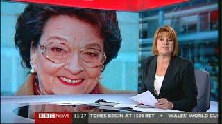 Betty Driver dies - BBC News report (15 October 2011)