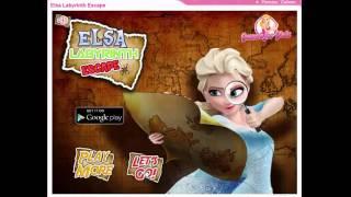 NEW Disney Мультфильм для девочек Приключения принцессы Эльзы в лабиринте Elsa Labyrinth Escape