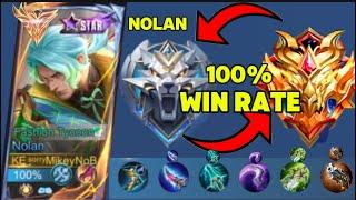 Nolan One Shot Build Game Play in Mobile Legends | Full Damage Guide Mobile Legends by Nolan