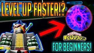 BOKU NO ROBLOX REMASTERED HOW TO LEVEL UP FAST!? BEGINNERS GUIDE! | ROBLOX | Builderboy TV