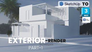 Sketchup to 3ds max vray rendering #dotmattech