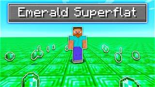 Can You Beat Minecraft Emerald Super Flat?