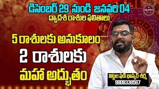 ఈ వారం ద్వాదశ రాశుల ఫలితాలు |Weekly Horoscope ||#dharmavahini