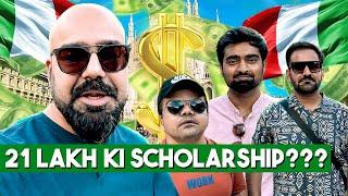 Scholarship In Italy + 21 Lak Rupee | Junaid Akram