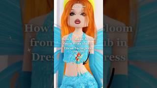 How to make Bloom from Winx club in Dress To Impress roblox