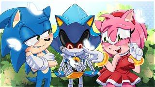 Amy & Sonic's Picnic With Metal Sonic (Sonic Comic Dub)
