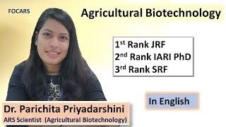 Agricultural Biotechnology by ARS Parichita Priyadarshini ma'am |Agri Wale