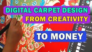 Digital carpet design in Photoshop: video tutorial